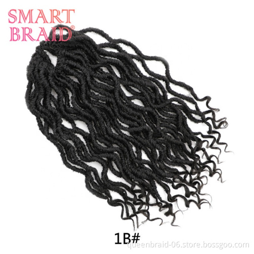 24strands 20" Ombre Color Synthetic Braiding Hair Extention Crochet Braids Hair Synthetic Faux Locs Crochet Braids Hair Dreadloc